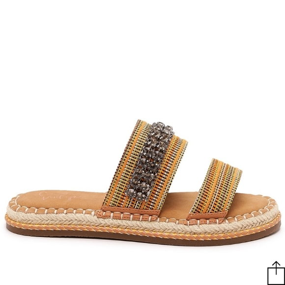 ๐ฃCROWN VINTAGE ๐ซMiyan Espadrilles Sandals in Merigold/Quicksand footwear - Picture 6 of 15